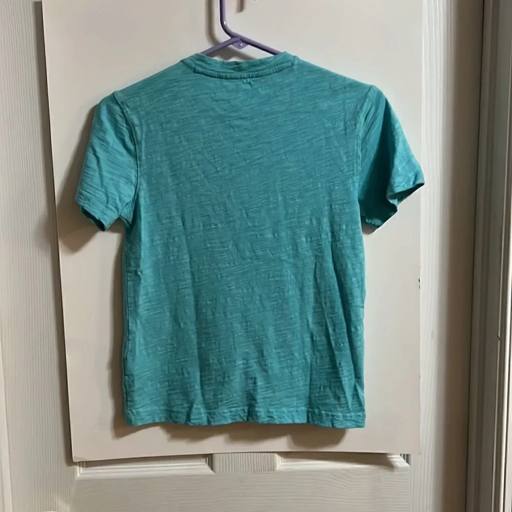 Gymboree boys size 10 teal/aqua pocket tshirt.
